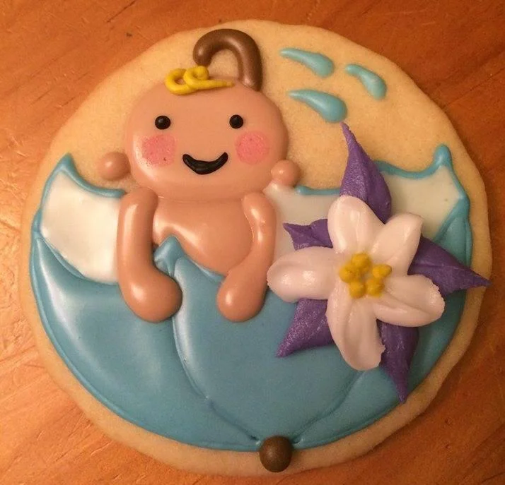 Baby shower cookie treats and sweets